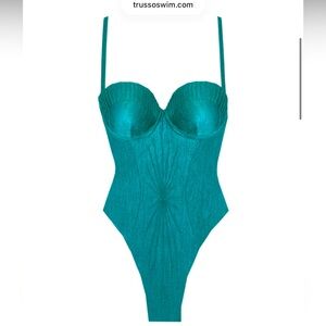 (XL, Short Torso) TRUSSO Swim Bermuda One-Piece Swimsuit